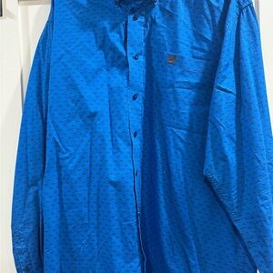 Ariat Blue Armadillo Button-Up Shirt